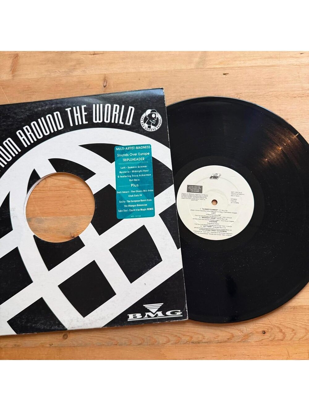 Various - Slammin' Dance Tracks from around the World 33rpm VG+ VR25